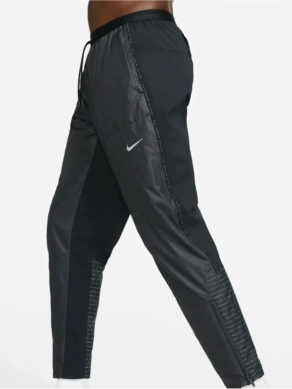 EUC Nike Run Division Storm-FIT Phenom Elite Pants Black Reflective Size S